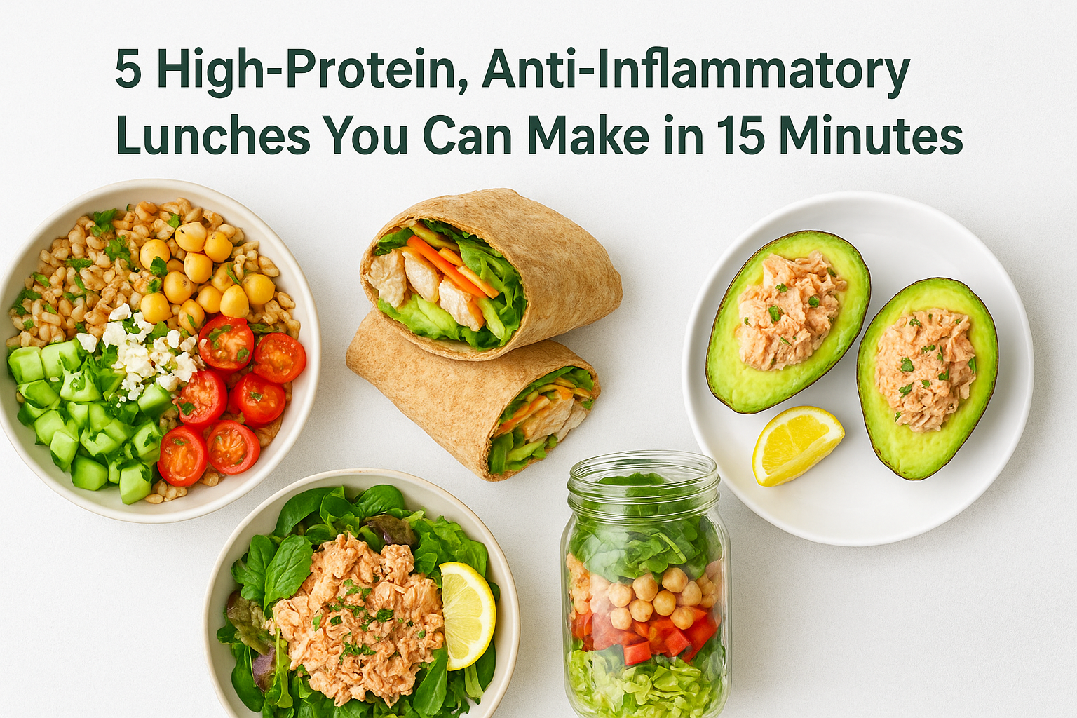 5 High-Protein, Anti-Inflammatory Lunches You Can Whip Up in 15 Minutes