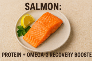 Salmon: Protein + Omega-3 Recovery Booster