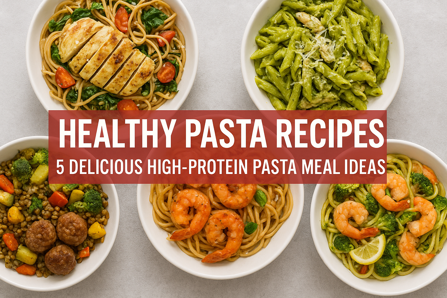Healthy Pasta Recipes: 5 Delicious High-Protein Pasta Meal Ideas
