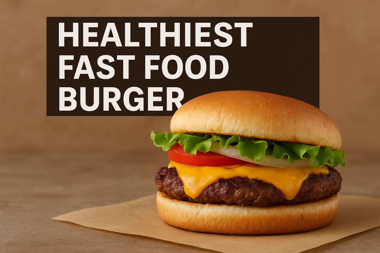 The Healthiest Fast Food Burger: Dietitian-Approved Picks & Smart Eating Tips