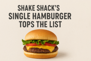 Shake Shack’s Single Hamburger Tops the List