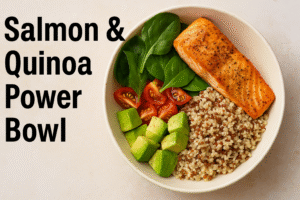 1. Salmon & Quinoa Power Bowl
