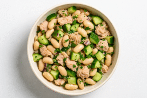 Tuna-Bean Power Salad (no-cook)