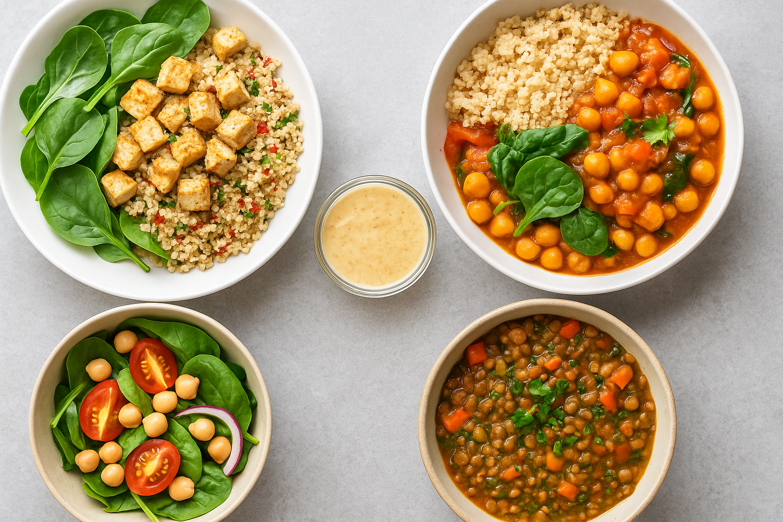 Plant-Based Protein Meals: 5 Vegan High-Protein Recipes You’ll Actually Love