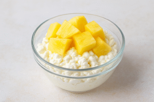3. Cottage Cheese with Pineapple​