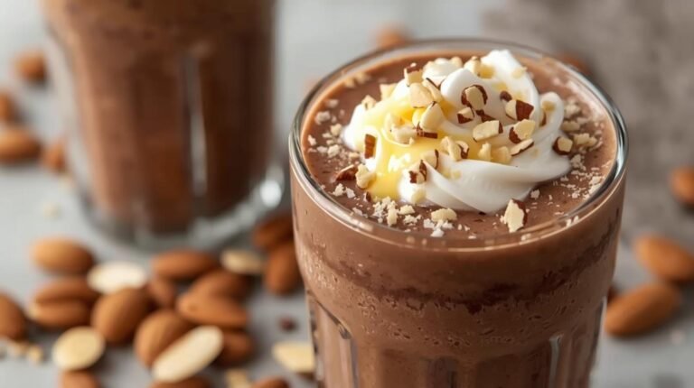 2. Chocolate Almond Breakfast Smoothie (Craving Control)​