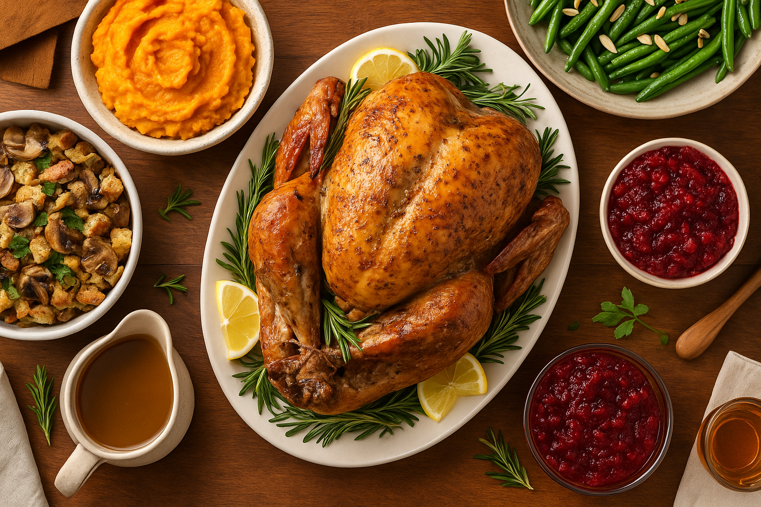 Thanksgiving Day Recipes: 5 Crowd Favorites (Lightened, Foolproof, and Totally Festive)
