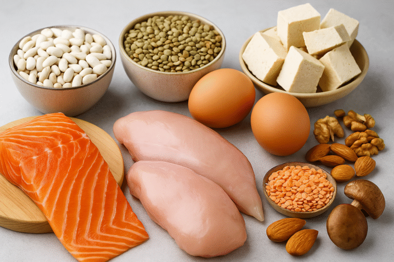 2) Choose smart proteins (quarter plate)