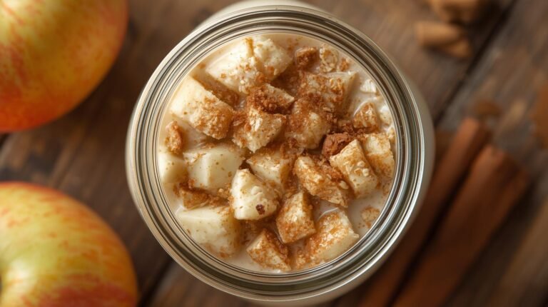 3. Apple Cinnamon “Apple Pie” Overnight Oats​