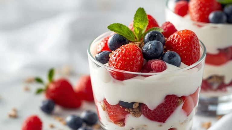 3. Sugary Desserts → Greek Yogurt Berry Parfait​