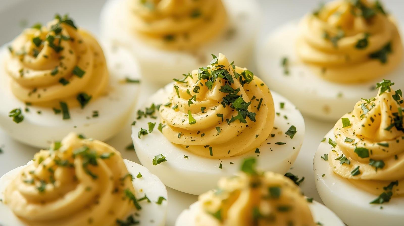 4) Herbed Greek-Yogurt Deviled Eggs (lighter, high-protein)