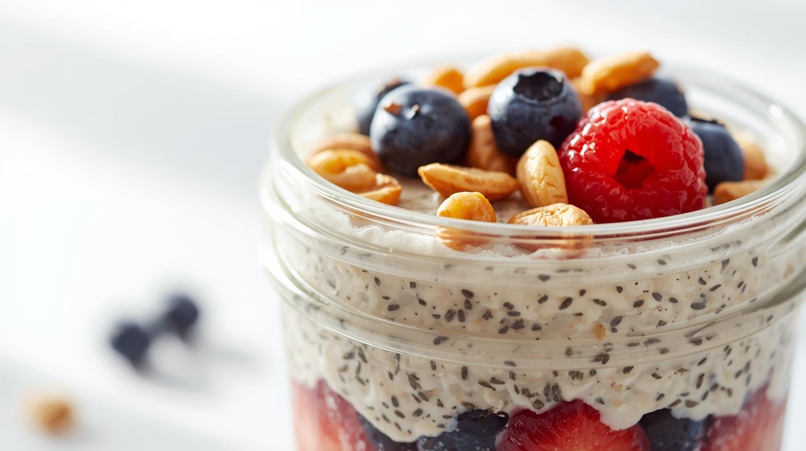 4) High-Protein Overnight Oats (Certified GF) (5 Minutes + Chill)