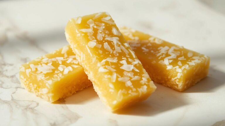 4) Lemon Coconut Collagen Bars​