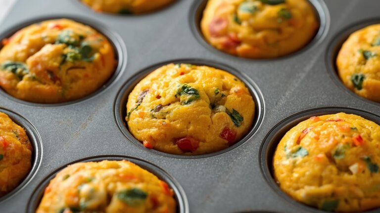 4. Oven-Baked Veggie Egg Muffins (Meal Prep)​