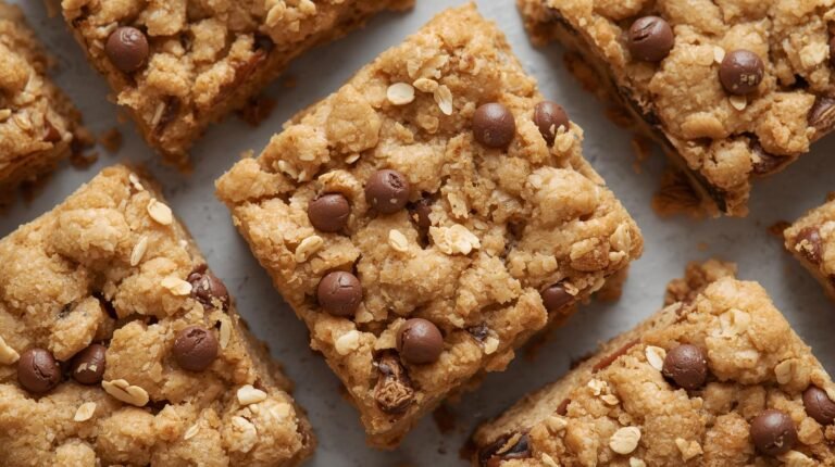 5) Oatmeal Cookie Greek-Yogurt Bars (bakery-style)​