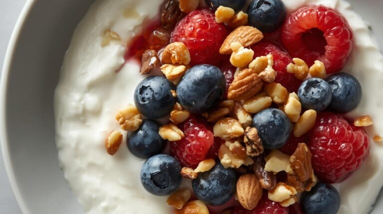 5. Greek Yogurt with Nuts & Berries (Dessert or Breakfast)​