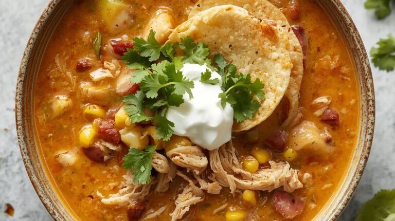 Chicken Corn Tortilla Soup Recipe: Cozy, Zesty, High-Protein