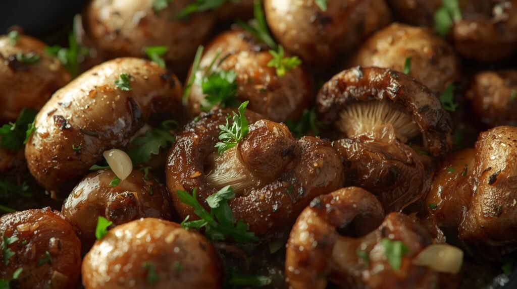 3. Garlic & Herb Mushrooms (Using UV-Exposed Mushrooms)​