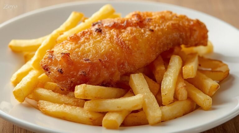 3. Lighter Fish & Chips (Baked, Not Deep-Fried)​