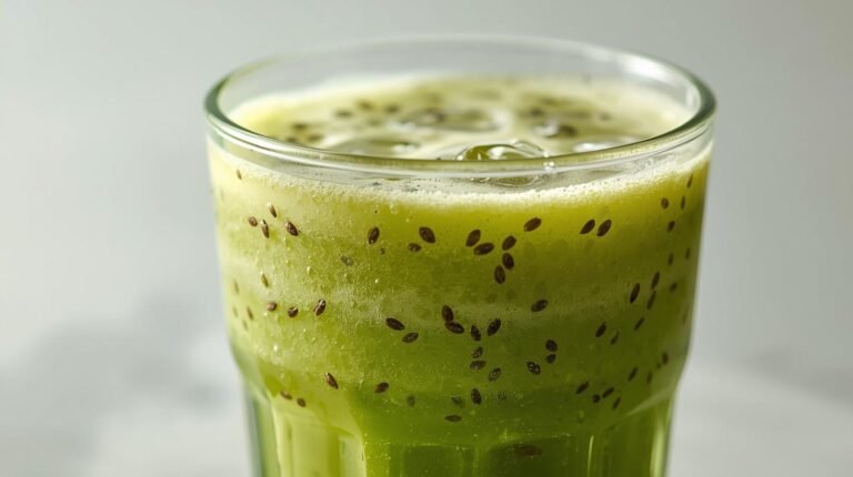 4. Green Tea Chia “Fullness” Drink​