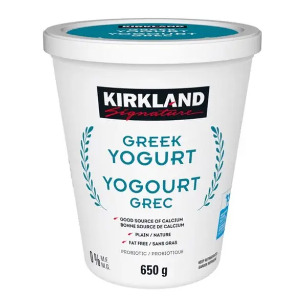 2) Kirkland Signature Greek Yogurt​