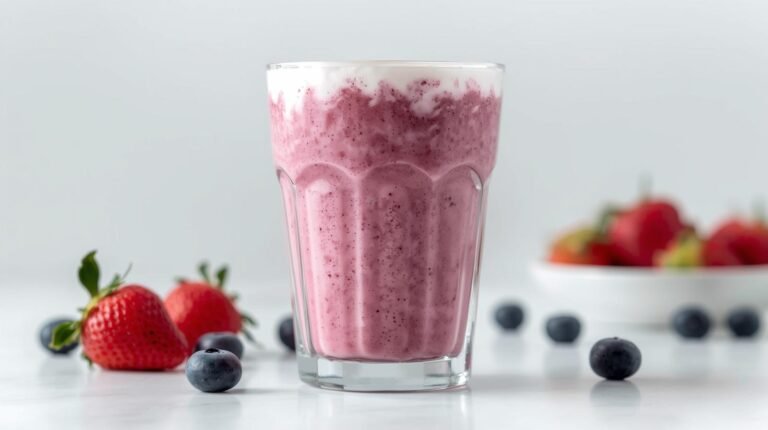 2) Berry Greek Yogurt “Fiber + Fullness” Shake​