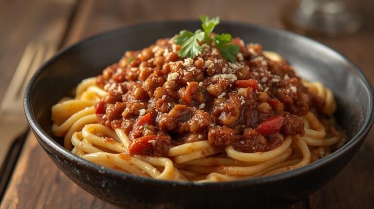 2) Lentil “Bolognese” Power Pasta (Comfort Food, Upgraded)​