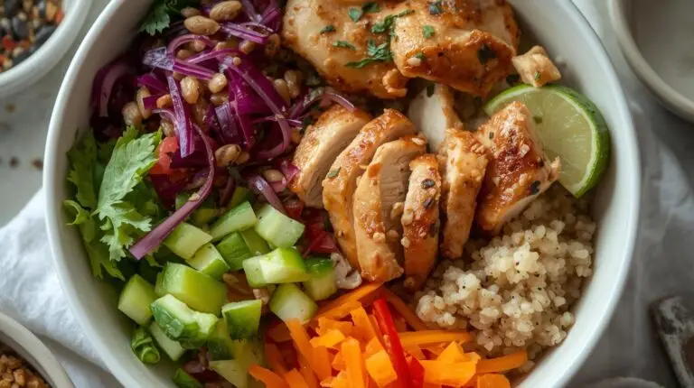 Meal 2: Chicken quinoa power bowl (balanced + meal-prep friendly)​