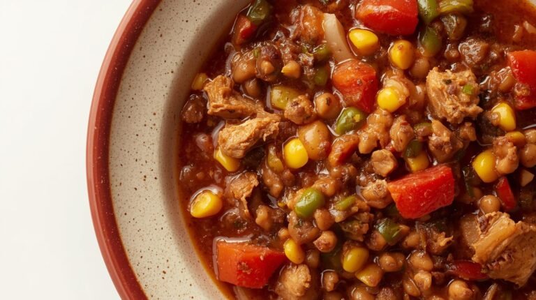 Meal 2: Turkey (or lentil) chili loaded with veggies​