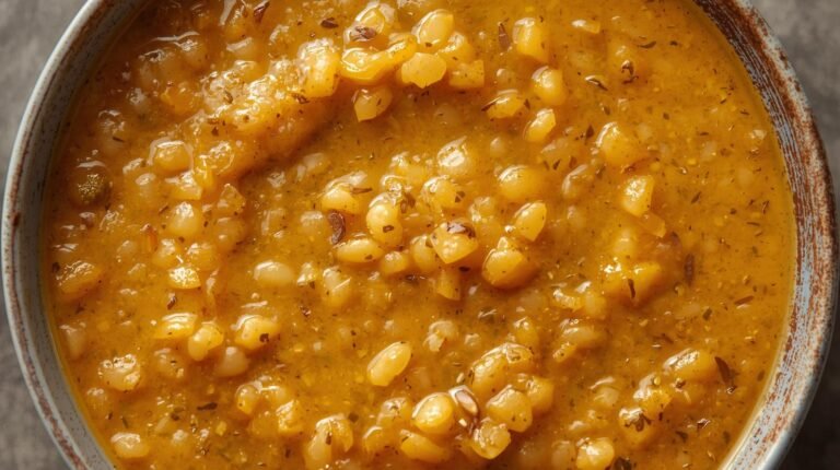 Meal 3: Golden lentil soup (turmeric as food, not high-dose)​