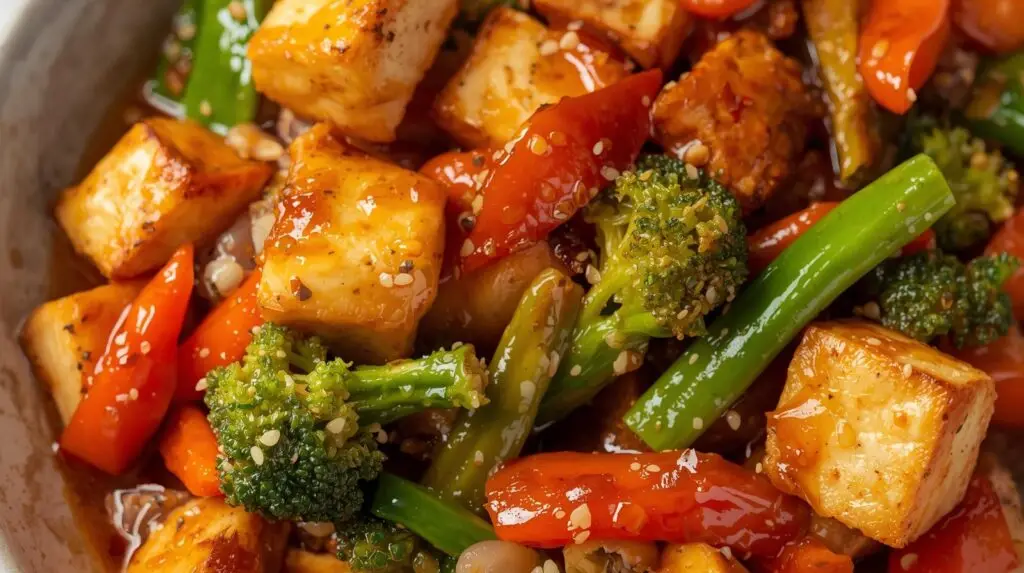 Meal 4: Garlic-ginger tofu + veggie stir-fry (low sodium, big flavor)​